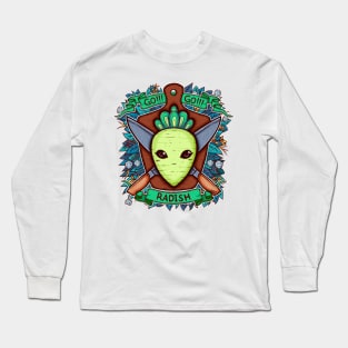 Radish and Knife Coat of Arms Long Sleeve T-Shirt